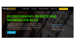 BLOGEOGRAPHY- WEBSITE AND INFORMATIVE BLOG
